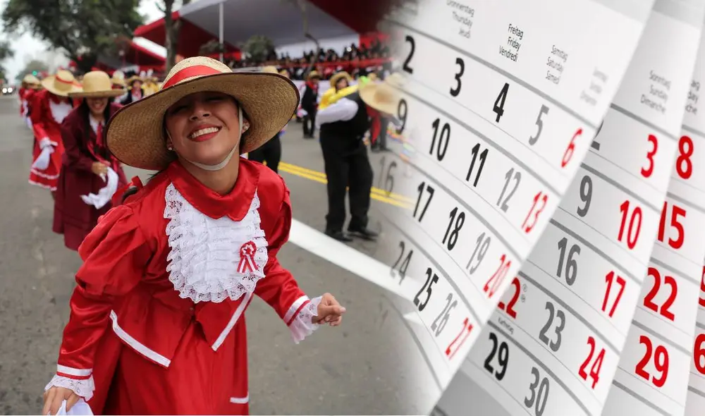 Feriado largo de julio 2026 en Perú por Fiestas Patrias