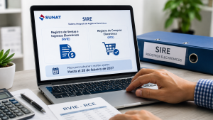 Sistema Integrado de Registros Electrónicos SIRE y plazo para regularizar registros